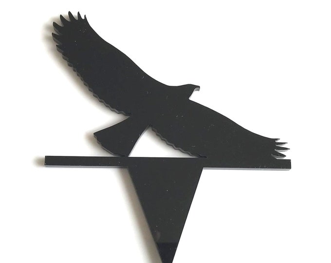 Eagle Cake Topper: Acrylic Cupcake Toppers, Bespoke Style