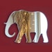 Elephant Mirror - 5 Sizes Available.   Also available in Packs of 10 Baby Elephant Crafting Mirrors, Bespoke Shapes Made 