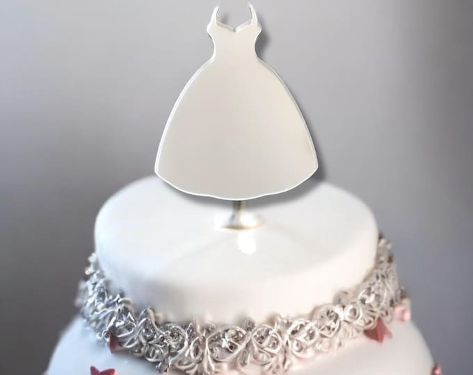 Ball Gown Cake Toppers: Bespoke Style, Custom Colors