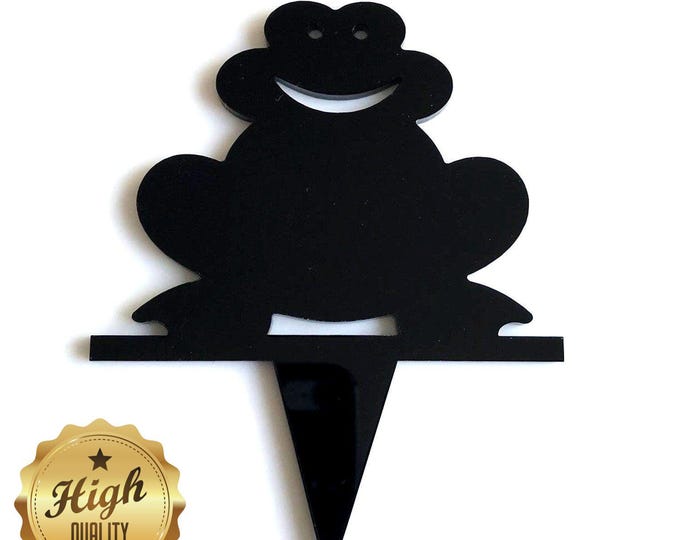 Frog Shaped Cake Toppers & Cup Cake Toppers - Several Colour Options Available, Any Bespoke Style Made, Crafting Customised
