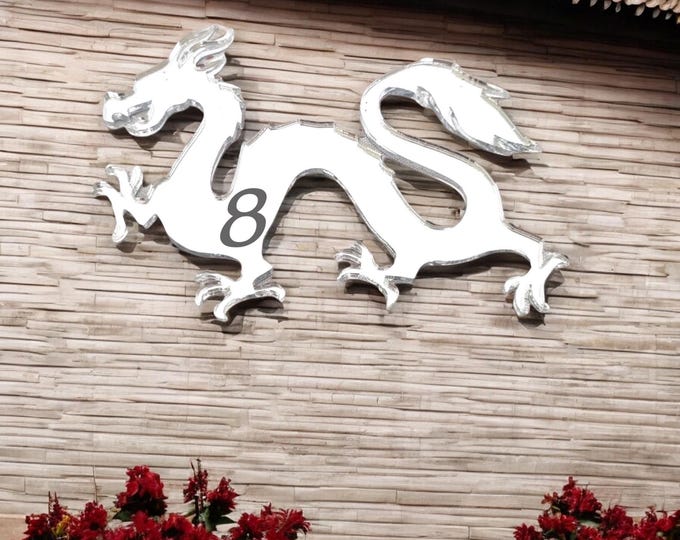 Chinese Dragon Acrylic Mirror: Custom Colors & Sizes, Indoor/Outdoor Decor