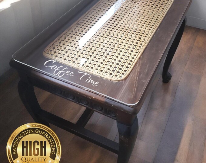 Custom Shape & Size Clear Worktop Savers, Tabletop Protectors / Serving Mats, Engraved or Plain