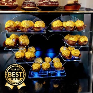 Sweetheart Wedding & Party Rocher, Sweets Stands -  Made to Order Custom Heights/Sizes/Colours/lights