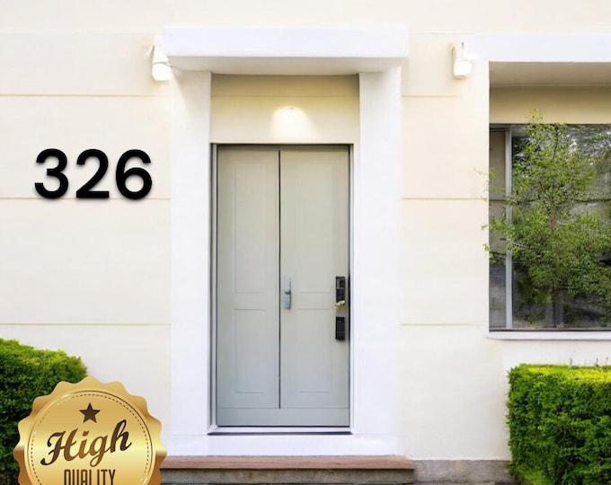 Floating House Letters & Numbers with fixings (Sold Per Digit) - Custom Sizes, Colours, Fonts