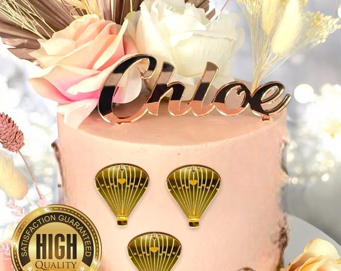 Name Cake Toppers & Emblems - Your Name, Custom styles and colours made