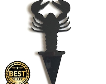 Acrylic Lobster Cake Topper: Bespoke Cupcake Decoration, Made in UK