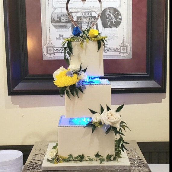 Separateurs Flottants De Gateau Carre Acrylique Clair Etsy