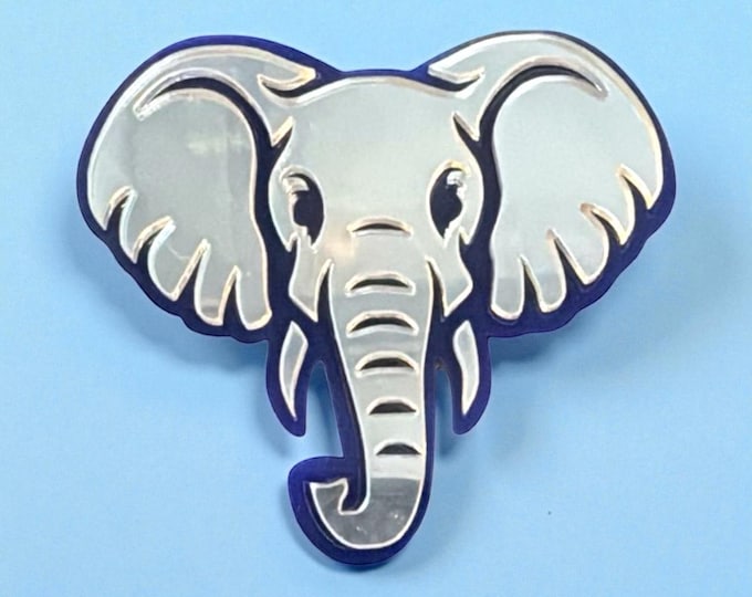 Elephant Shaped Mirrors with Color Frame & Hooks, Bespoke Colors / Sizes Made