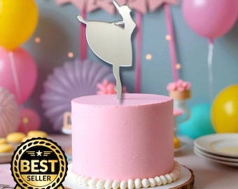 Ballerina Cake Topper:  Dance Theme Party Decor