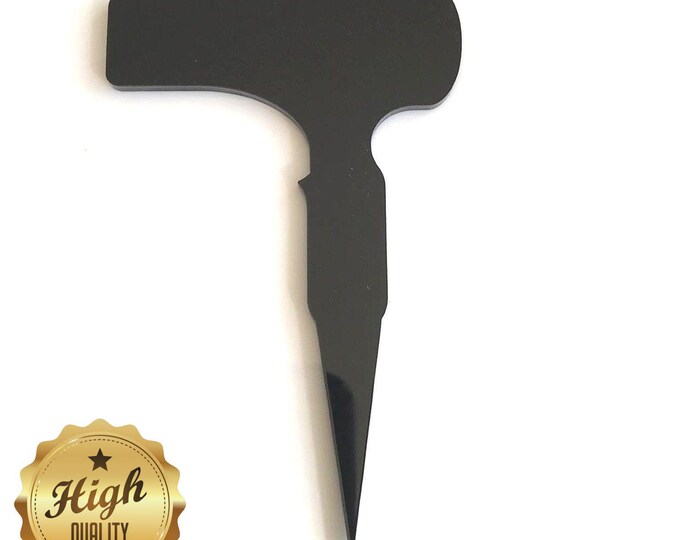 Hairdryer Cake Topper: Bespoke Acrylic Cupcake Decoration