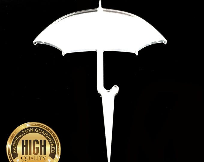 Umbrella Shaped Cake Toppers & Cup Cake Toppers - Several Colour Options Available, Any Bespoke Style Made, Crafting Customised
