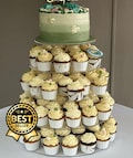 Clear Acrylic Wedding Cake Stand – Tiered Display for Parties, Bespoke Sizes Available