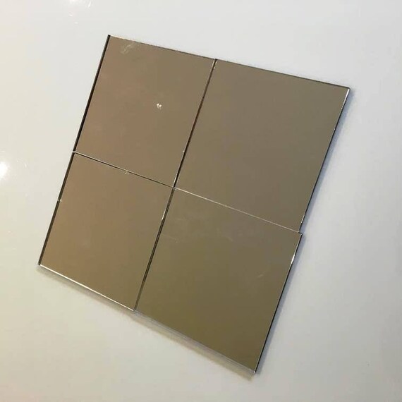 Clear Gloss Acrylic Square Crafting Mosaic//Wall Tiles 1cm-20cm Sizes 1/"-7.9/"