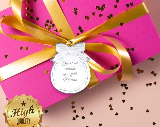 Personalized Acrylic Gift Tags: Bespoke Wedding & Party Favors