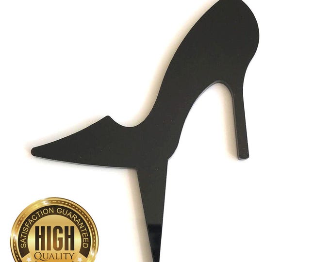 High Heel Shoe Cake Toppers & Cup Cake Toppers - Several Colour Options Available, Any Bespoke Style Made, Crafting Customised