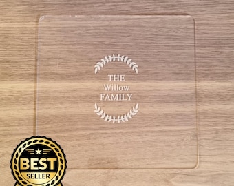 Clear Acrylic Worktop Saver: Custom Placemat, Heat Resistant