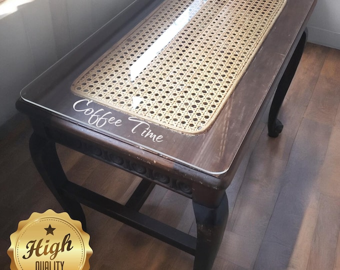 Custom Shape & Size Clear Worktop Savers, Tabletop Protectors / Serving Mats, Engraved or Plain