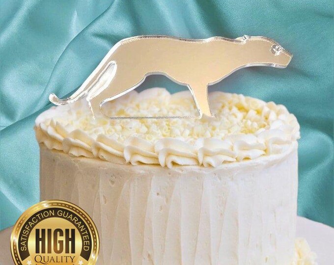 Jaguar Cake Toppers & Cup Cake Toppers - Several Colour Options Available, Any Bespoke Style Made