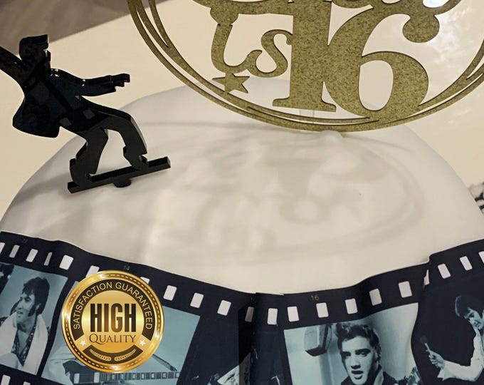 Rock'n'Roller Shaped Cake Toppers & Emblems - Several Colour Options Available, Any Bespoke Style Made