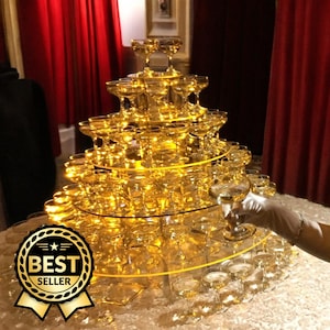 Wedding / Party Cocktails Display Stands for Coupe glasses. Custom Sizes & Heights Made