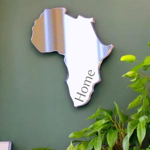カスタムアクリルマップミラー：あらゆる国の形、大きなサイズ