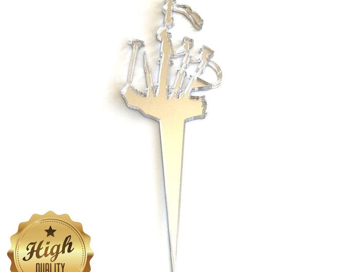 Bagpipes Shaped Cake Toppers & Cup Cake Toppers - Several Colour Options Available, Any Bespoke Style Made, Crafting Customised