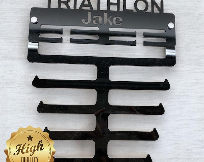 Custom Acrylic Medal Hanger: Sport & Name Display