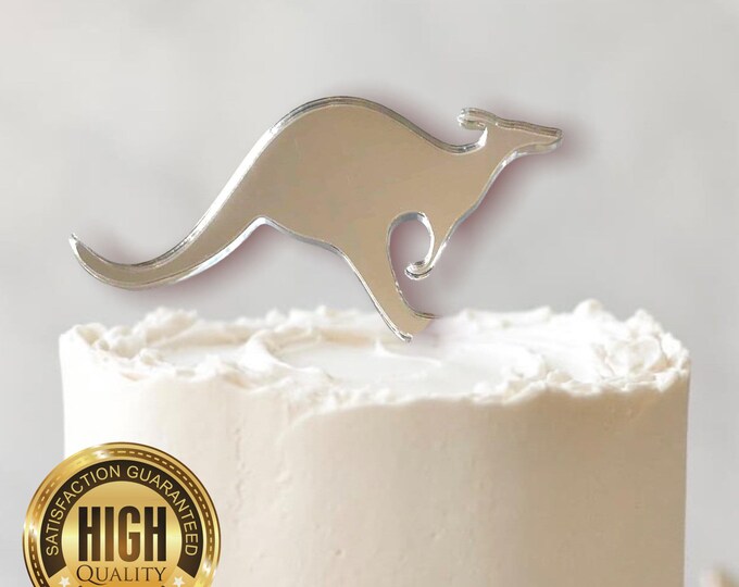 Kangaroo Cake Toppers & Cup Cake Toppers - Several Colour Options Available, Any Bespoke Style Made, Crafting Customised