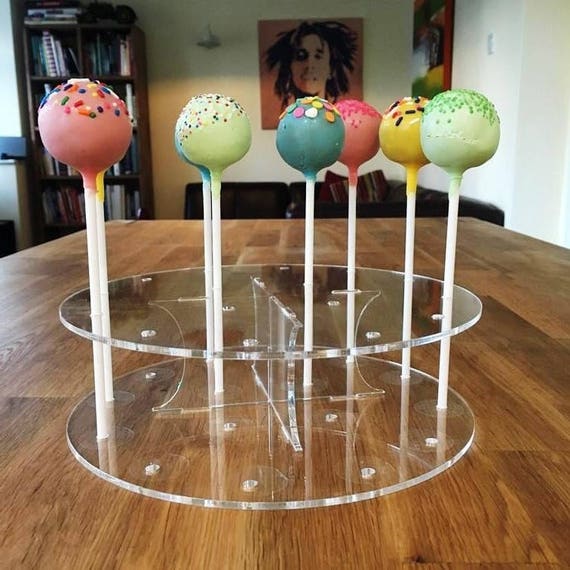 1 2pcs Cake Pop Display Stand 15 Hole Clear Acrylic Cake Pop Stand Lollipop  Stand Holder Display For Weddings Baby Showers Birthday Party Halloween  Christmas Candy Decorative | Free Shipping For New