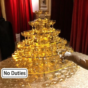 Wedding / Party Cocktails Display Stands for Coupe glasses. Custom Sizes & Heights Made