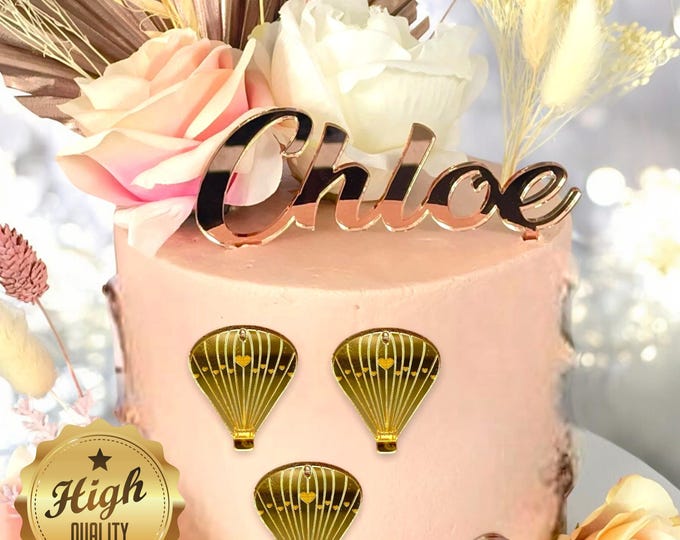 Name Cake Toppers & Emblems - Your Name, Custom styles and colours made
