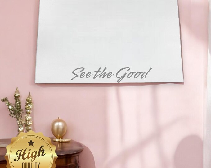 Rectangle Shaped Mirrors with White Backing & Hooks, Bespoke Shapes Made, Engraving Services