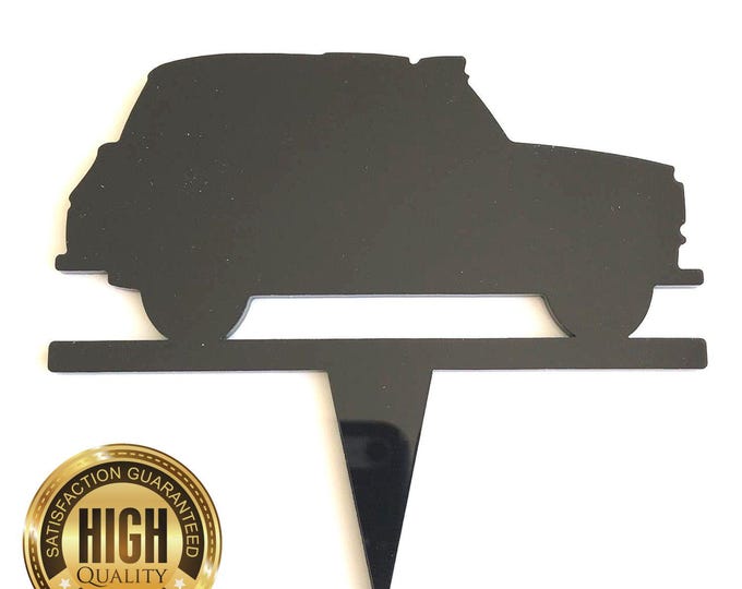 Black Taxi Cab Shaped Cake Toppers & Cup Cake Toppers - Several Colour Options Available, Any Bespoke Style Made, Crafting Customised