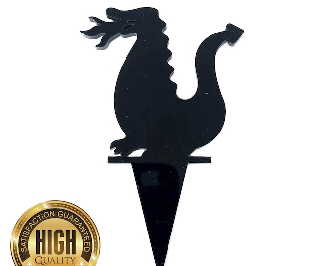 Dragon Shaped Cake Toppers & Cup Cake Toppers - Several Colour Options Available, Any Bespoke Style Made, Crafting Customised