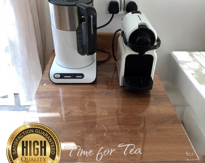 Rectangular Table Runners / Table Protectors in Clear Gloss Finish Acrylic - Custom Sizes for all shapes of tables made, Engraved or Plain