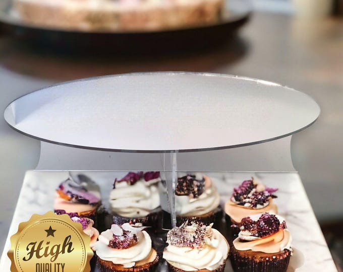 Table Cake / Round Display Raiser Stands -  Made to Order Custom Heights/Sizes/Colours