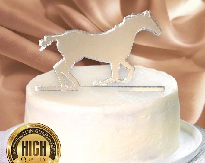 Horse Shaped Cake Toppers & Cup Cake Toppers - Several Colour Options Available, Any Bespoke Style Made