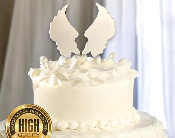 Angel Wings Shaped Cake Toppers - Custom Colours, Bespoke Styles Made