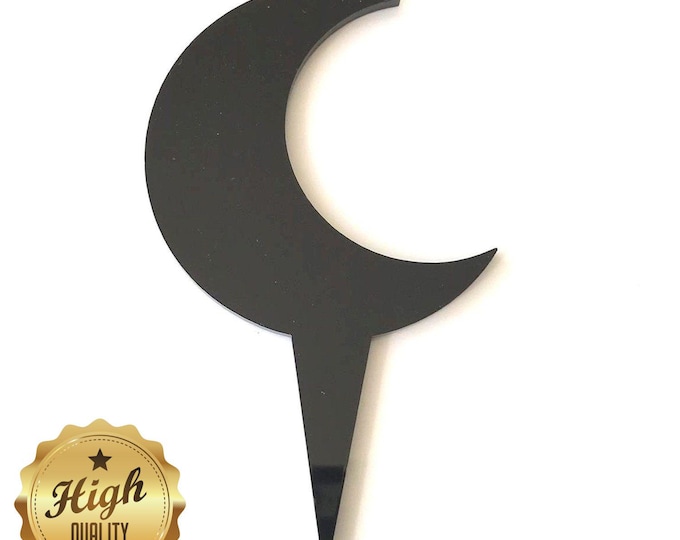 Moon Cake Toppers & Cup Cake Toppers - Several Colour Options Available, Any Bespoke Style Made, Crafting Customised