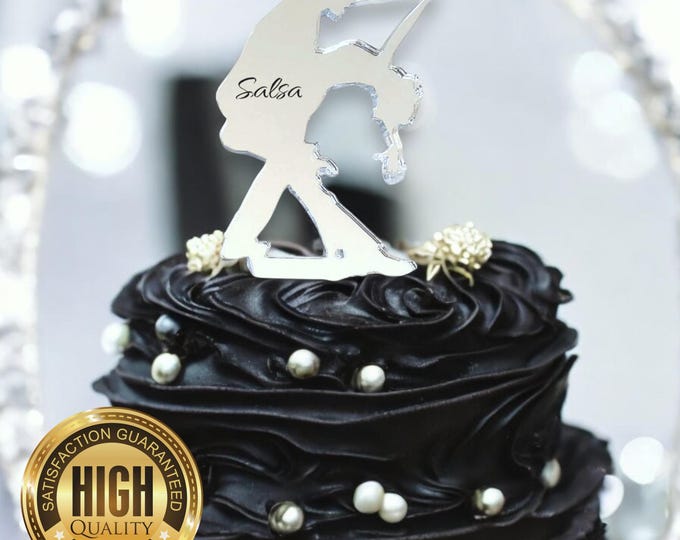 Latin Dancing Cake Toppers & Cup Cake Toppers - Several Colour Options Available, Any Bespoke Style Made, Crafting Customised