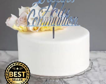 Custom Laser Cut Acrylic Cake Topper - Handmade in UK