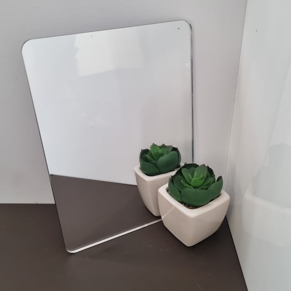 Rounded Corner Rectangle Shaped Mirrors - Various Sizes Available, Bespoke Sizes Made, Bespoke Shapes Made