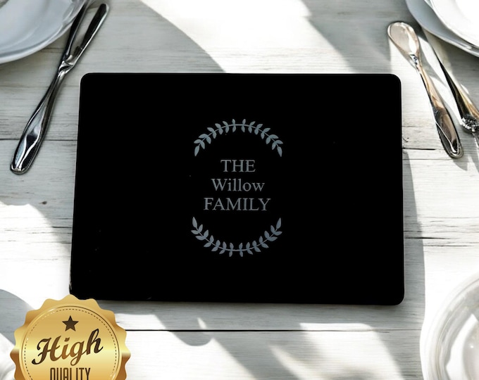 Placemats & Coasters, Custom Gloss or Matt Finish Colours, Shapes, Sizes and Engraving Services