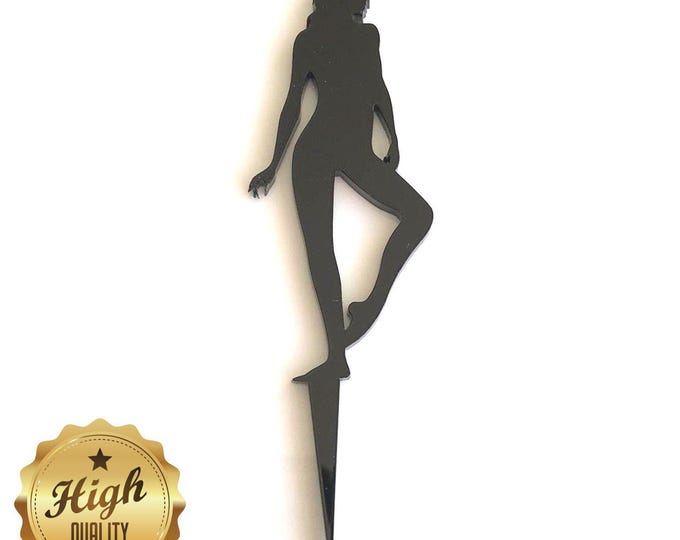 Dancing Girl Cake Toppers & Cup Cake Toppers - Several Colour Options Available, Any Bespoke Style Made, Crafting Customised
