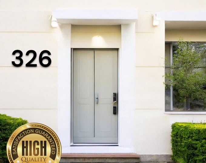 Floating House Letters & Numbers with fixings (Sold Per Digit) - Custom Sizes, Colours, Fonts