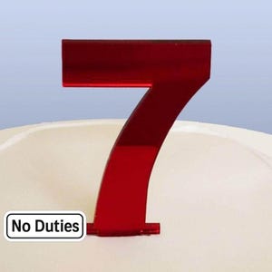 Verjaardag leeftijden taarttoppers - aangepaste formaten, kleuren en stijlen