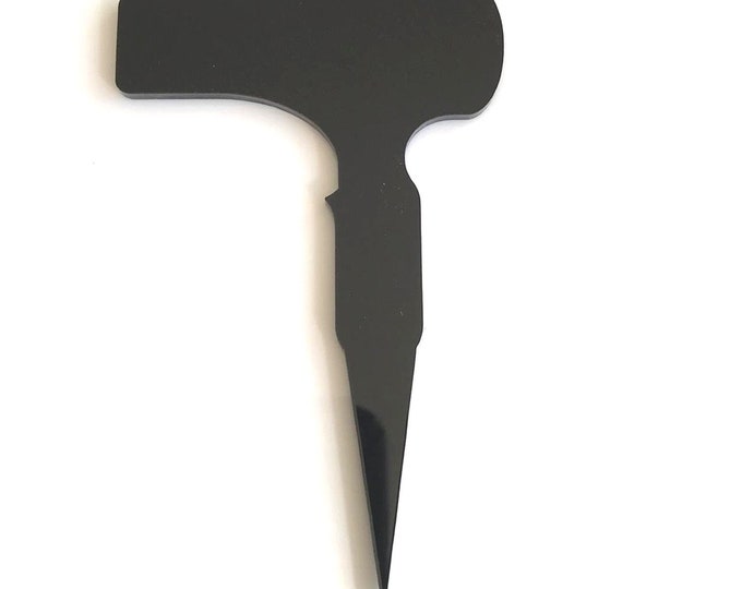 Hairdryer Cake Topper: Bespoke Acrylic Cupcake Decoration