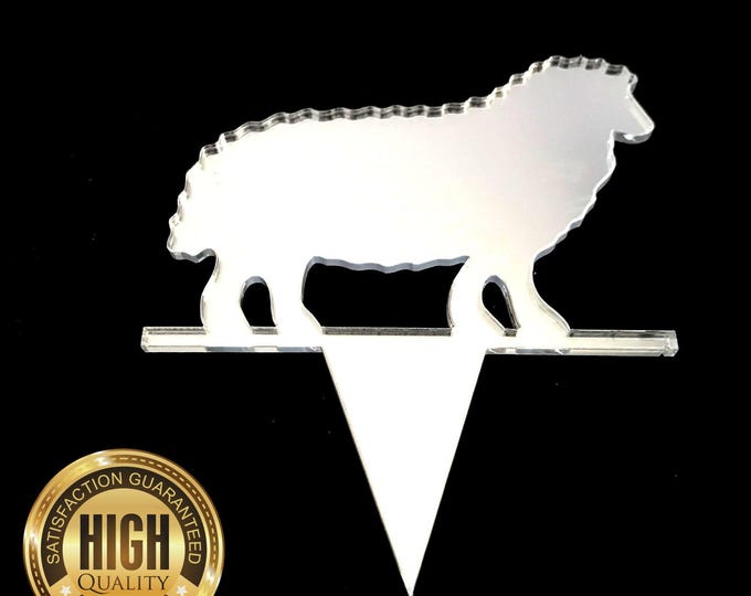 Sheep Shaped Cake Toppers & Cup Cake Toppers - Several Colour Options Available, Any Bespoke Style Made, Crafting Customised