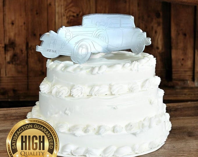 Any Classic Car Shaped Cake Toppers - Custom Colours, Any Bespoke Style Made, Crafting Customised