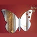 Baby Butterflies out of Butterfly Mirror - Silver MIrrored in several sizes, Bespoke Shapes Made 